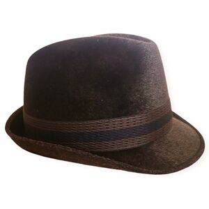 Jay Lord Fedora Hat Size 7 Copper Brown Rabbit Hair Felt English Style
